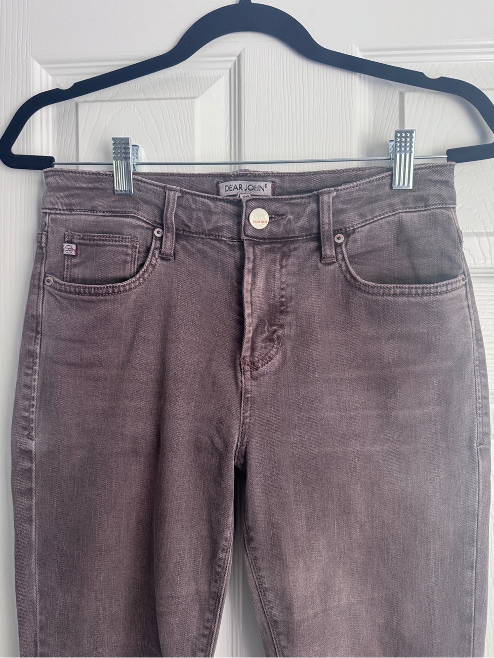 Dear John Gisele Jeans Womens 26 Root Beer Brown High Rise Skinny Stretch